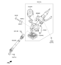 Diagram for 2017 Kia Soul EV Steering Shaft - 56400B2000