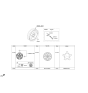 Diagram for 2015 Kia Soul EV Spare Wheel - 52910E4150