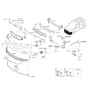 Diagram for 2016 Kia Soul EV Bumper - 86511E4000