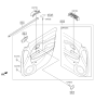 Diagram for 2016 Kia Soul EV Power Window Switch - 93570B2060BF6