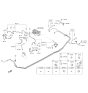 Diagram for Kia Soul EV Hydraulic Hose - 58737E4000