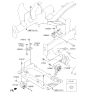 Diagram for 2017 Kia Soul EV Engine Mount Bracket - 21930E4000