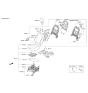 Diagram for Kia Soul EV Air Bag Control Module - 88910E4500