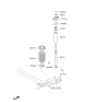 Diagram for Kia Soul EV Coil Spring Insulator - 55331E4000