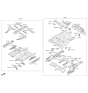 Diagram for 2018 Kia Soul EV Floor Pan - 65100E4000