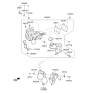 Diagram for 2019 Kia Soul EV Brake Master Cylinder - 58500E4100