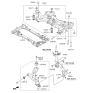 Diagram for 2017 Kia Soul EV Control Arm - 54500B2000