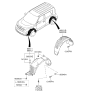 Diagram for 2015 Kia Soul EV Wheelhouse - 86811E4000