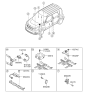 Diagram for Kia Soul EV Antenna - 95420E4000