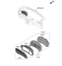 Diagram for 2022 Kia Niro EV Instrument Cluster - 94021Q4030