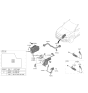 Diagram for 2021 Kia Niro EV Door Lock Actuator - 91667Q4900