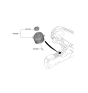 Diagram for Kia Niro EV Automatic Transmission Shift Levers - 467W0Q4200