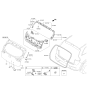 Diagram for 2019 Kia Niro EV Trunk Latch - 81230G5000