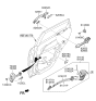 Diagram for 2019 Kia Niro EV Door Handle - 82651G5000C3S