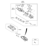 Diagram for 2020 Kia Niro EV Brake Pad Set - 58302Q4A00