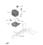 Diagram for 2019 Kia Niro EV Battery Terminal - 37180Q4000