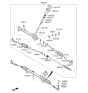 Diagram for 2022 Kia Niro EV Steering Gear Box - 56500Q4100