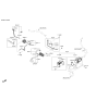 Diagram for Kia Niro EV A/C Hose - 97760K4500