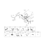 Diagram for Kia Niro EV Battery Cable - 91661K4000