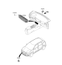 Diagram for 2019 Kia Niro EV A/C Switch - 97250Q4360CA