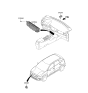 Diagram for 2020 Kia Niro EV A/C Switch - 97250Q4360CA