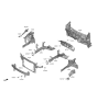 Diagram for 2021 Kia Niro EV Dash Panels - 64300Q4000