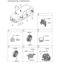 Diagram for 2021 Kia Niro EV Car Speakers - 96380Q4100