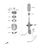 Diagram for 2022 Kia Niro EV Coil Springs - 54630Q4000