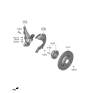 Diagram for Kia Niro EV Brake Backing Plate - 51755J9100