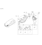 Diagram for Kia Niro EV Headlight Cover - 92140A7500