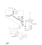 Diagram for 2021 Kia Niro EV Sway Bar Kit - 54810J9500