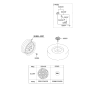 Diagram for 2022 Kia Niro EV Spare Wheel - 52910Q4100