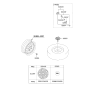 Diagram for Kia Niro EV Spare Wheel - 52910Q4100