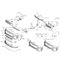 Diagram for Kia Forte Emblem - 863201W250