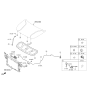 Diagram for 2019 Kia Niro EV Hood Cable - 81190Q4000