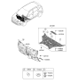 Diagram for 2019 Kia Niro EV Dash Panels - 84120Q4000