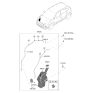 Diagram for 2022 Kia Niro EV Washer Pump - 98610Q4000