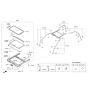 Diagram for 2020 Kia Niro Sunroof - 81610G5000