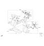 Diagram for 2021 Kia Niro EV Seat Cover - 89160Q4010B2A