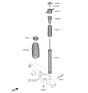 Diagram for 2021 Kia Niro EV Coil Springs - 55350Q4000