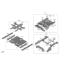 Diagram for 2019 Kia Niro EV Floor Pan - 65100Q4000