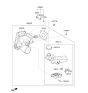 Diagram for 2021 Kia Niro EV Brake Master Cylinder Reservoir - 58511Q4300