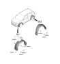 Diagram for 2022 Kia Niro EV Wheelhouse - 86812Q4000