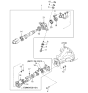 Diagram for 1999 Kia Sportage Drive Shaft - 0K02H25010B