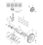 Diagram for 1997 Kia Sportage Harmonic Balancer - 0K01511401A