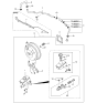 Diagram for Kia Sportage Brake Fluid Level Sensor - 0K01143540A