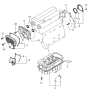 Diagram for Kia Sportage Oil Pan - 0K01310400A