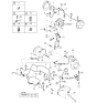 Diagram for 1998 Kia Sportage Brake Proportioning Valve - 0K08E43900