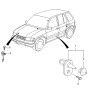 Diagram for 2001 Kia Sportage Door Jamb Switch - 0HE2166540C