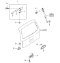 Diagram for Kia Sportage Door Striker - 0K01863361D